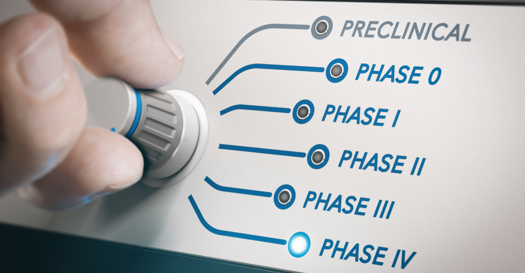 Image showing phases for clinical trials