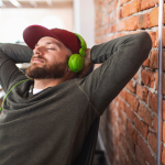 Man taking a nap