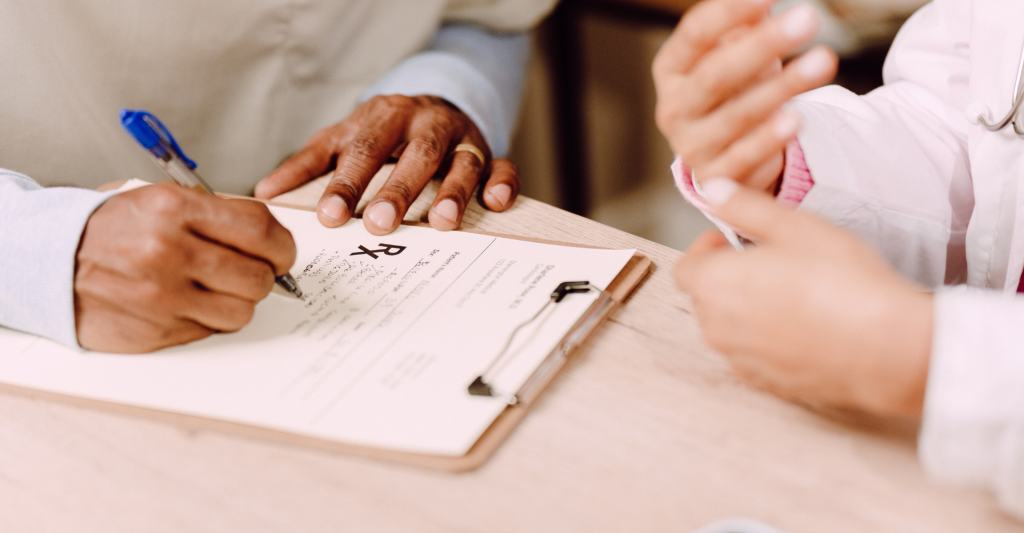 Nurse prescribing medication