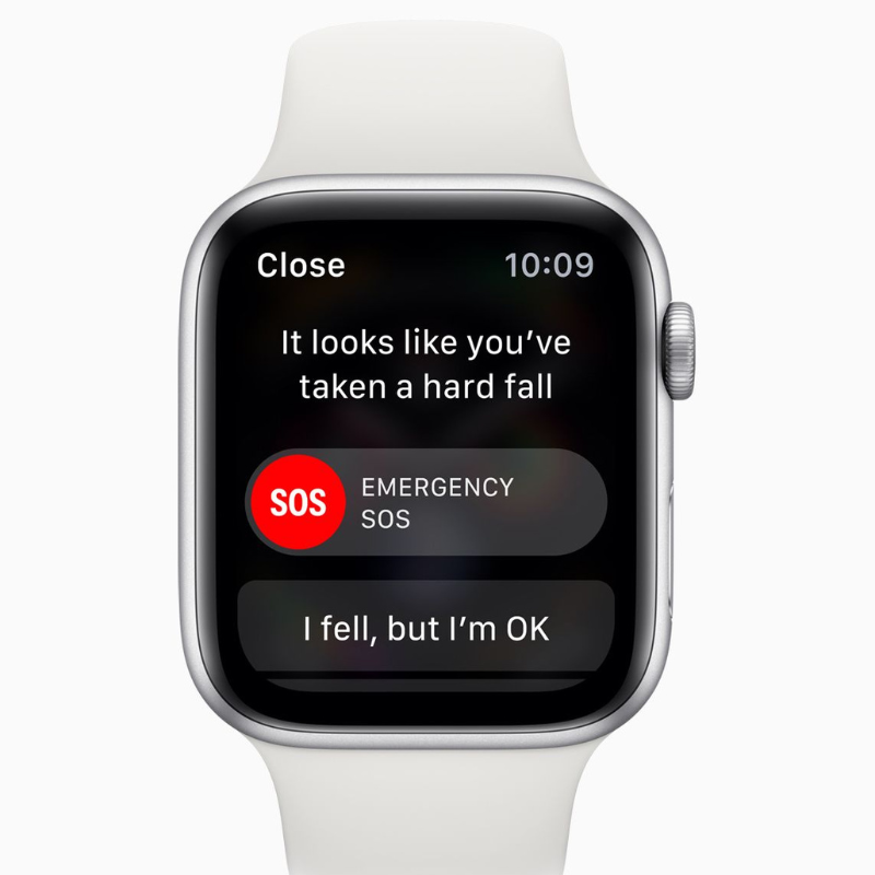 Fall detection on Apple watch