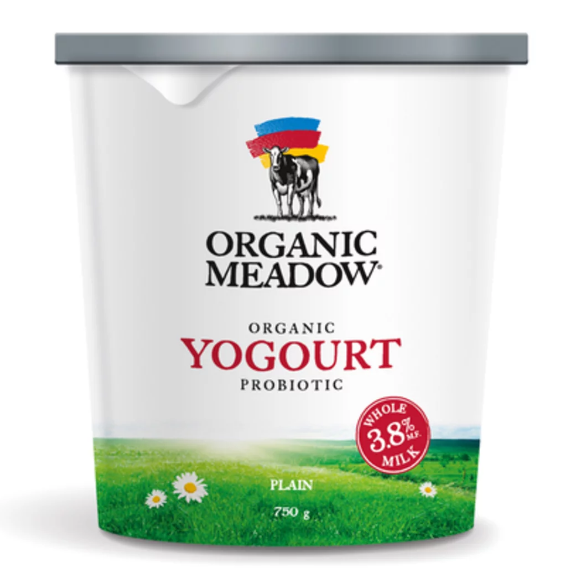 Organic Meadow yogurt