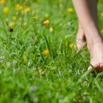 Walking barefoot