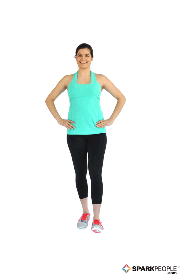 Standing side leg lifts