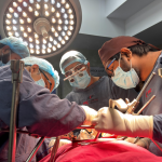 Open heart surgery